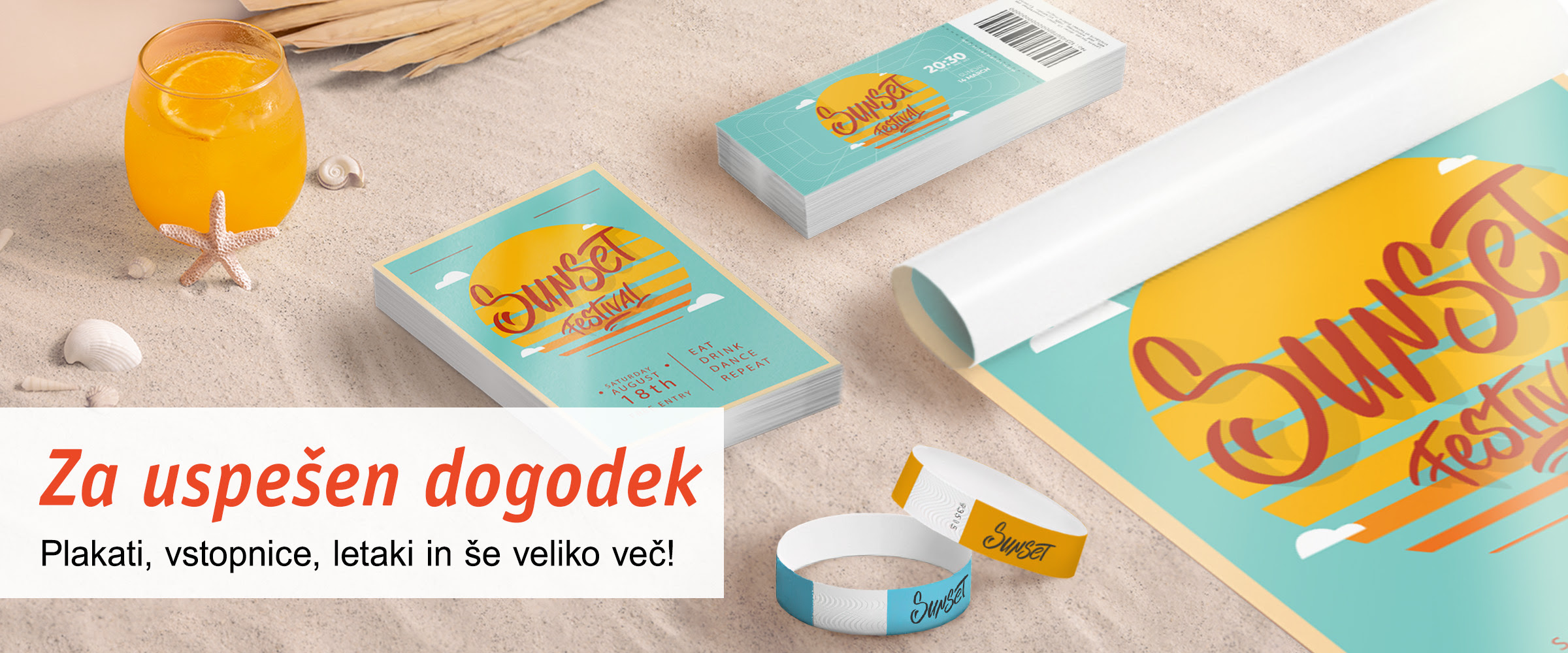tiskovine za dogodke